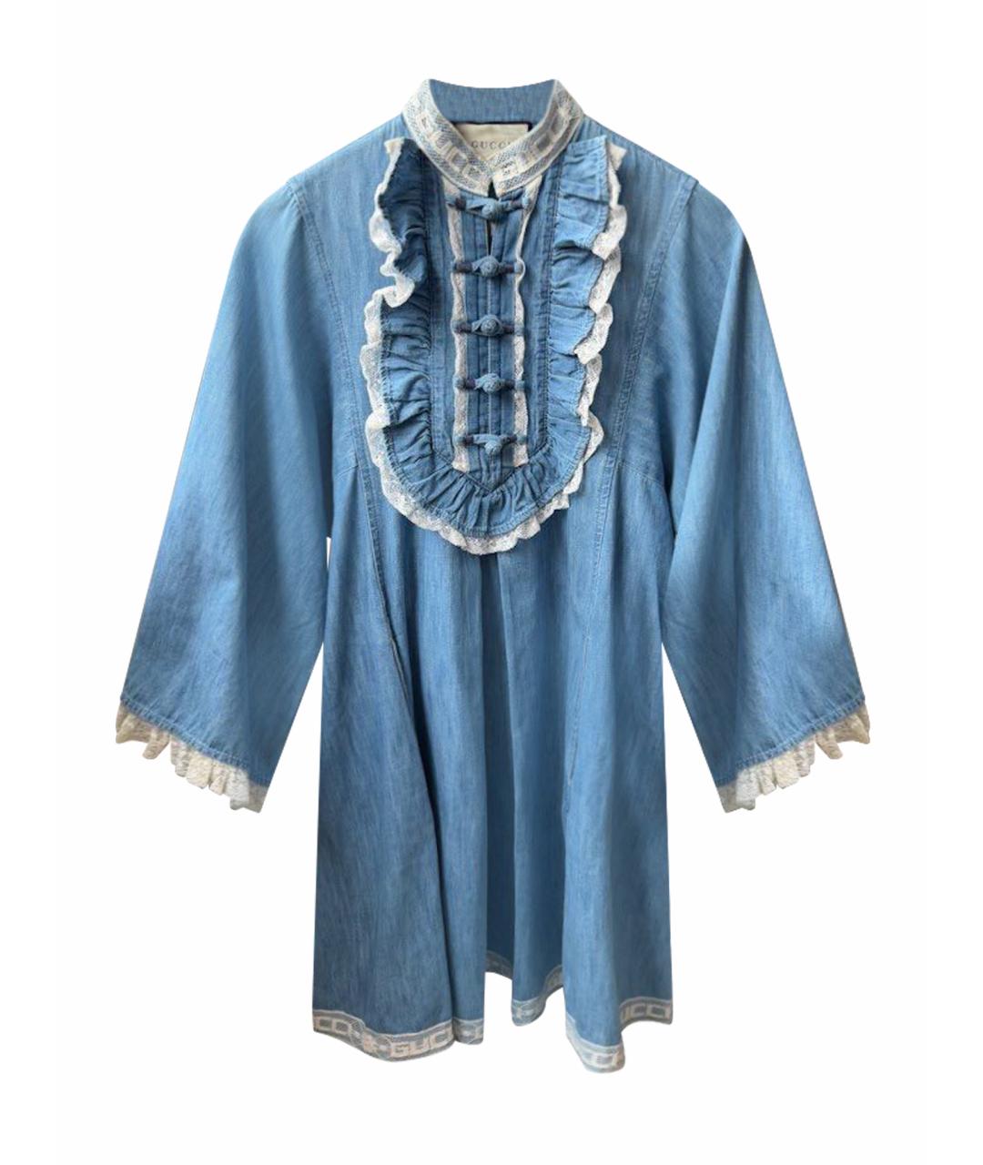 GUCCI Синее платье, фото 1