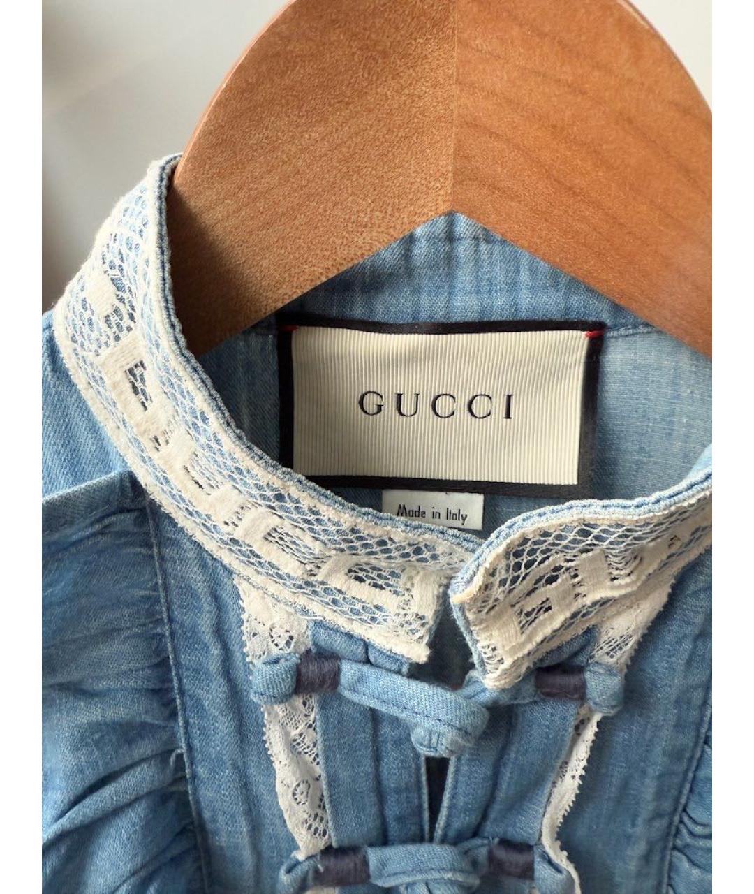 GUCCI Синее платье, фото 4
