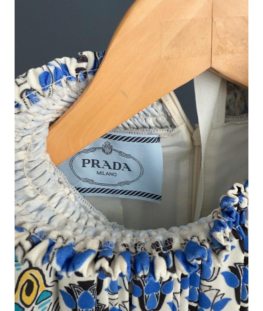 PRADA Мульти платье, фото 4