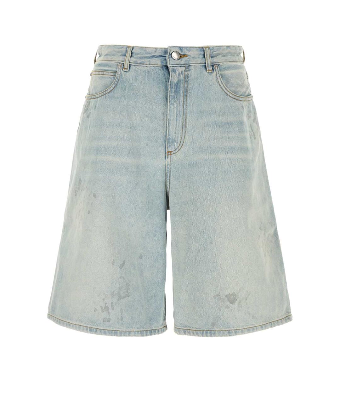 1989 STUDIO Голубые хлопковые шорты, фото 1