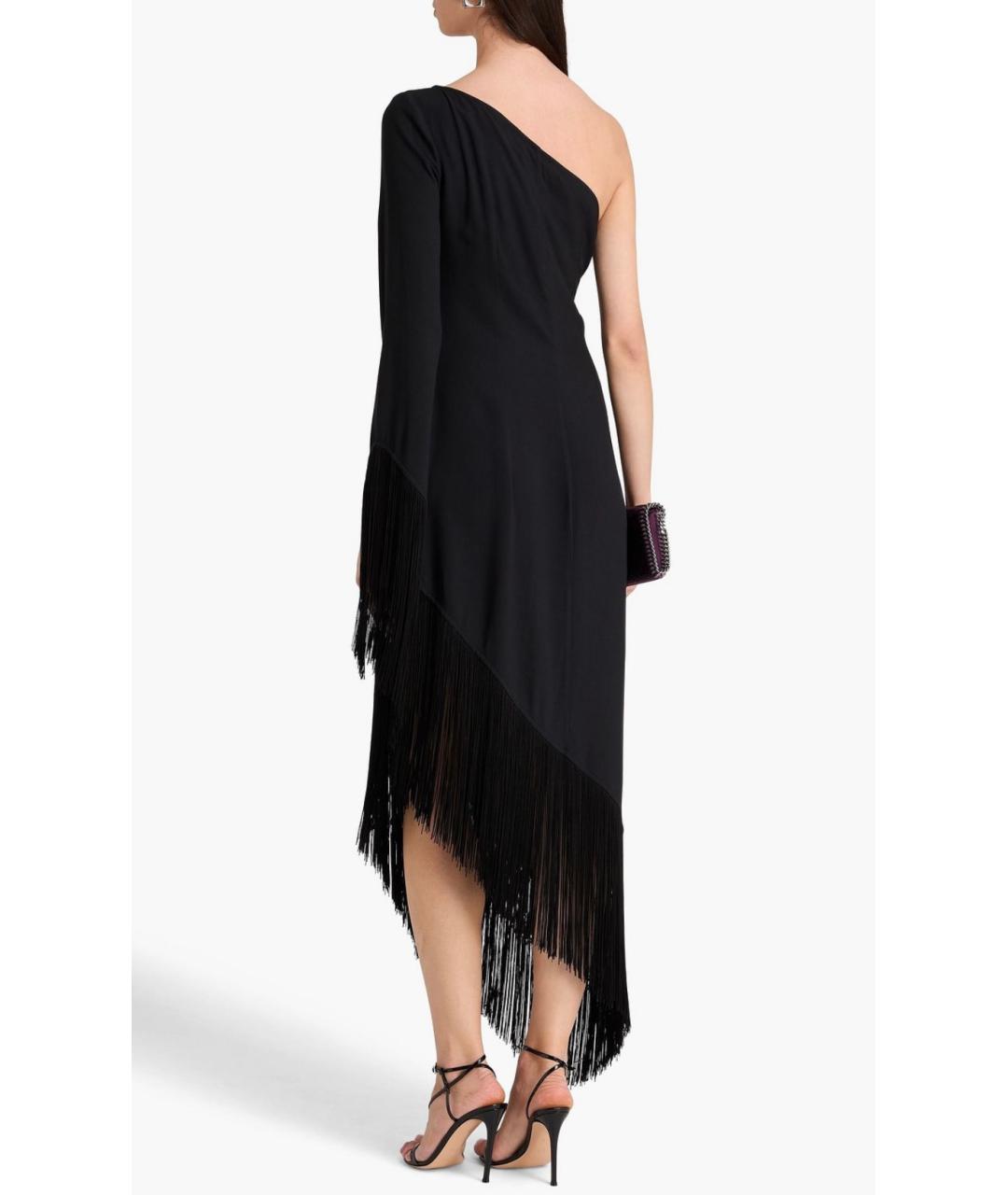 TALLER MARMO Черное ацетатное коктейльное платье, фото 3