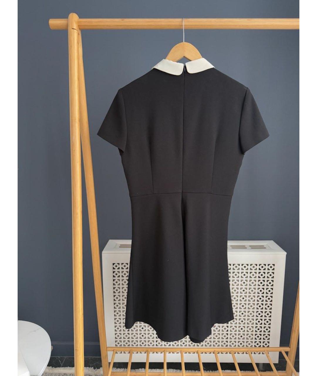 RED VALENTINO Черное коктейльное платье, фото 2