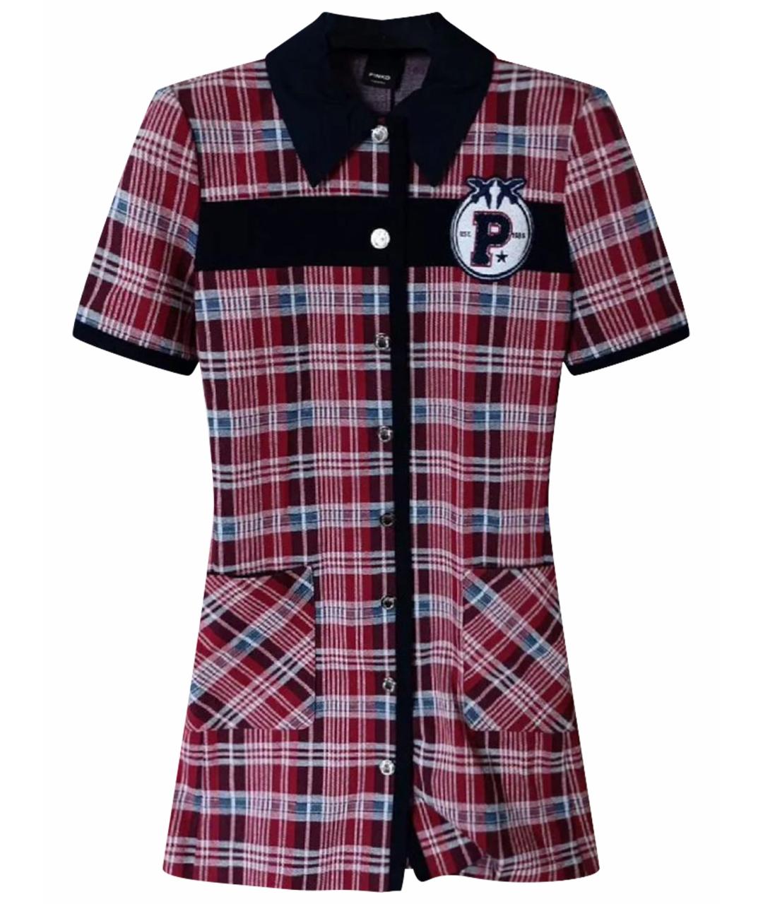 PINKO Мульти вискозное повседневное платье, фото 1