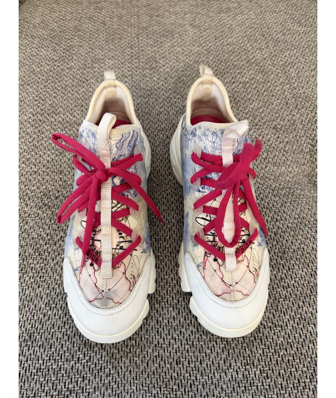 CHRISTIAN DIOR Мульти текстильные кроссовки, фото 2