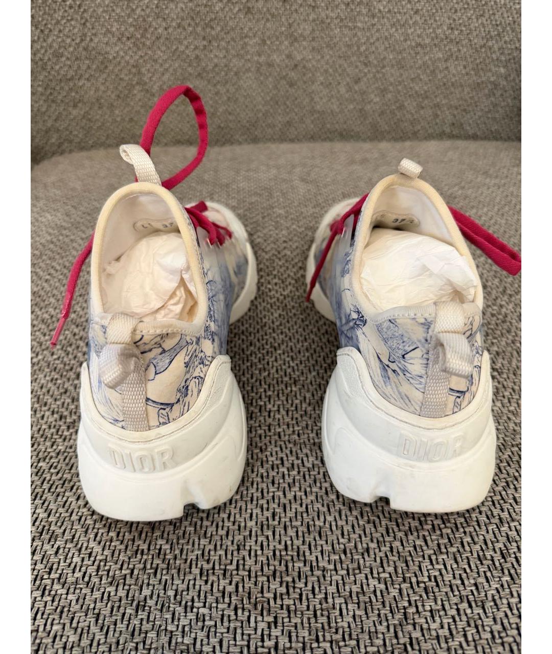 CHRISTIAN DIOR Мульти текстильные кроссовки, фото 3