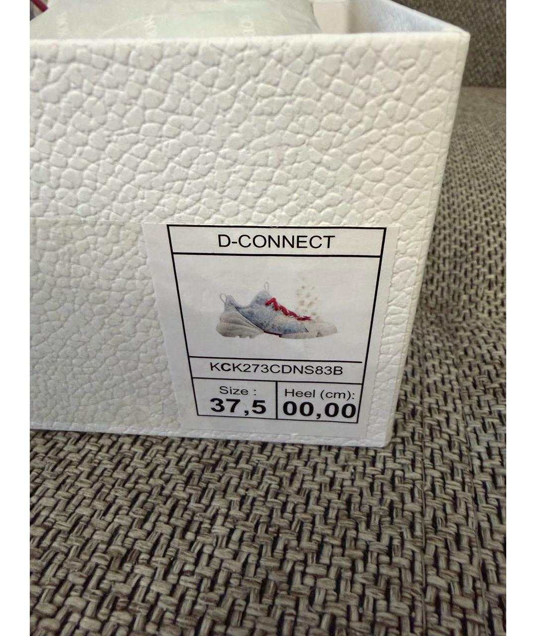 CHRISTIAN DIOR Мульти текстильные кроссовки, фото 5