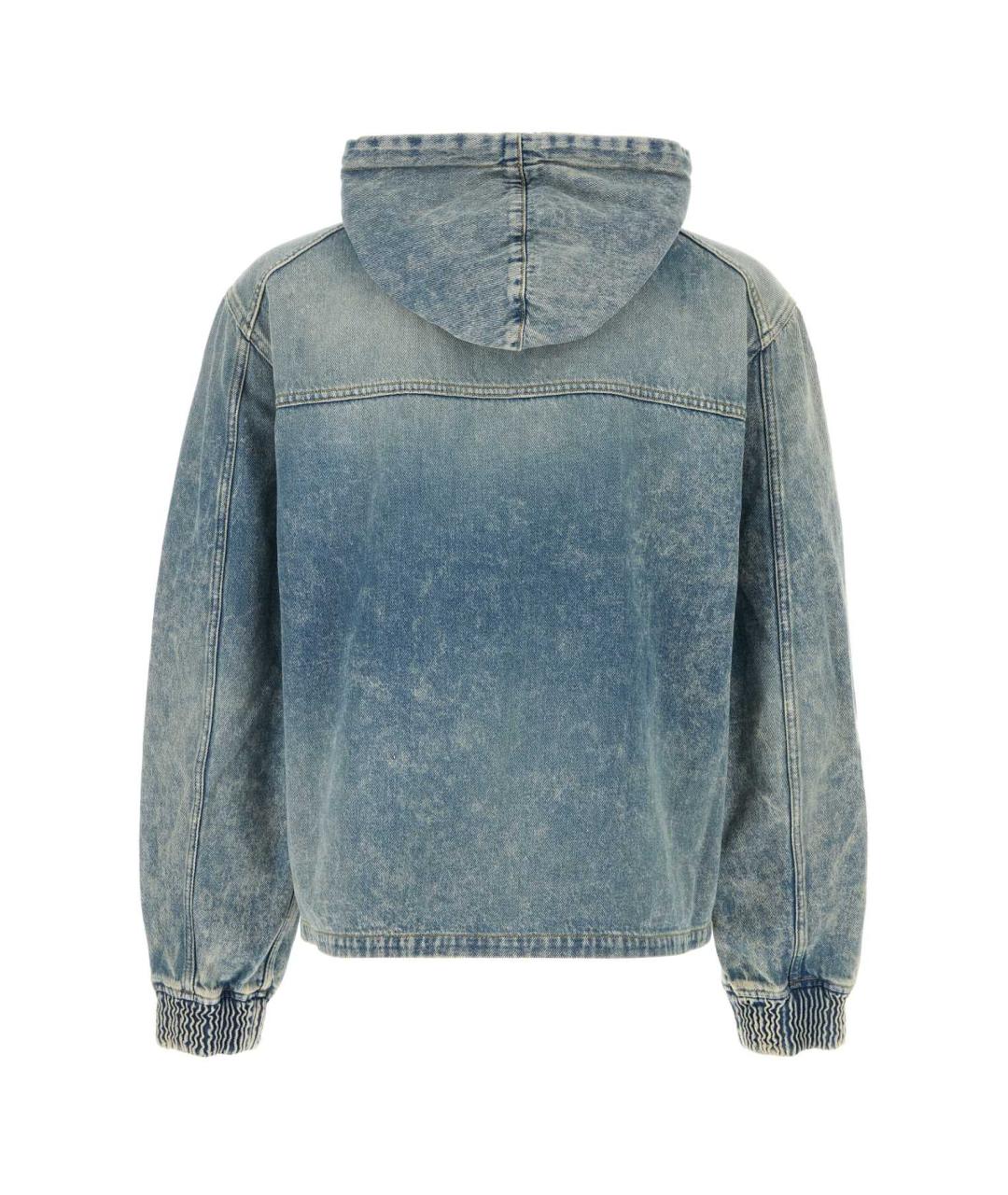 1989 STUDIO Голубая хлопковая куртка, фото 2