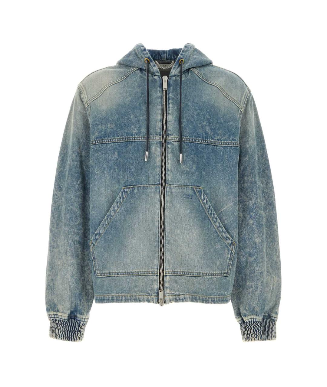 1989 STUDIO Голубая хлопковая куртка, фото 1