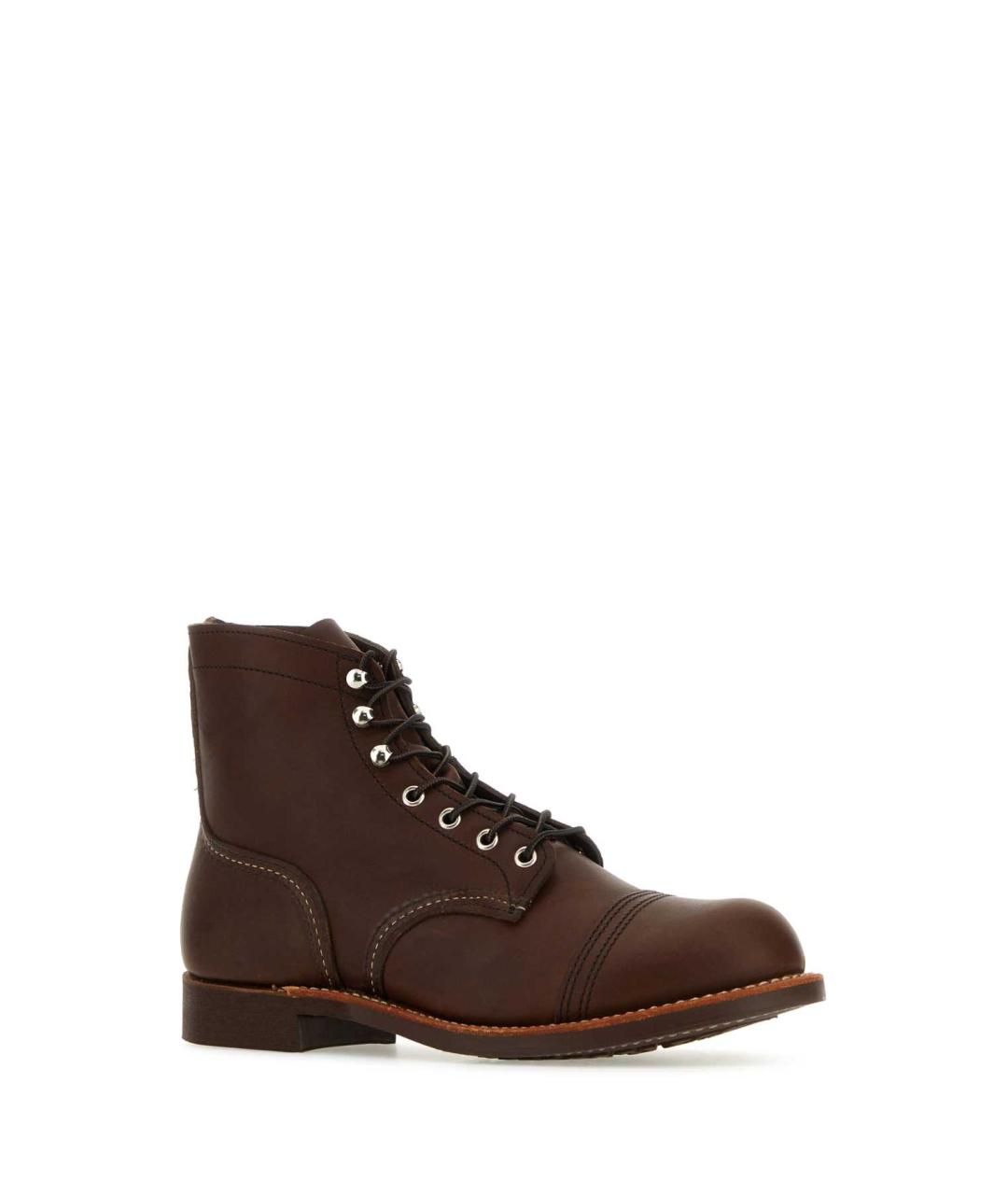 RED WING Коричневые кожаные высокие ботинки, фото 2