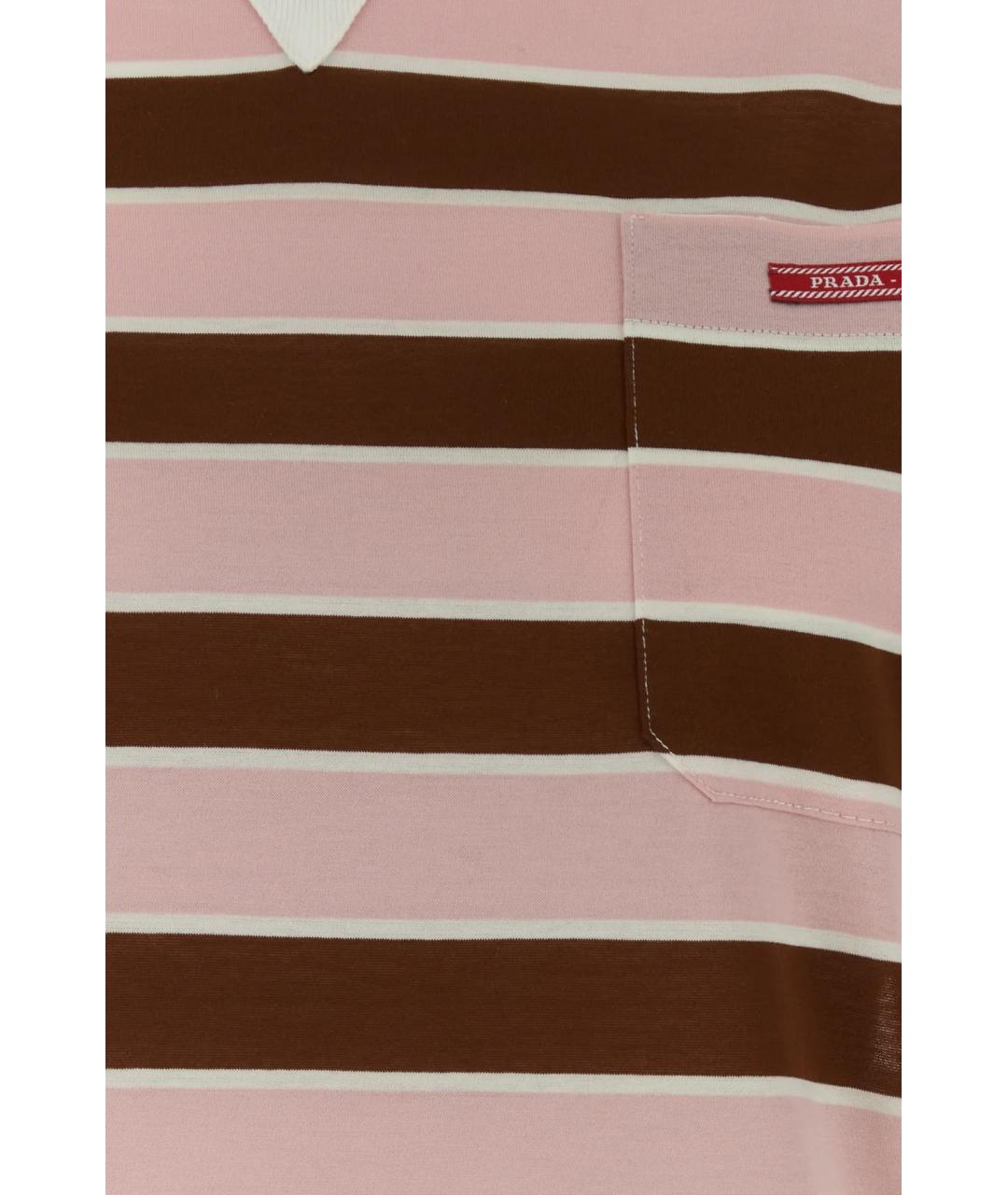 PRADA Мульти хлопковая футболка, фото 3