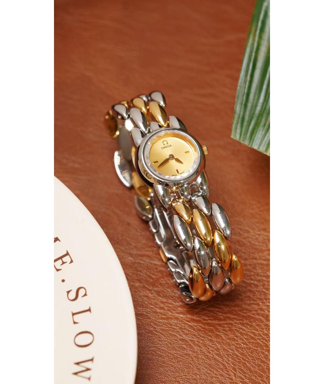 OMEGA Серебряные часы, фото 6