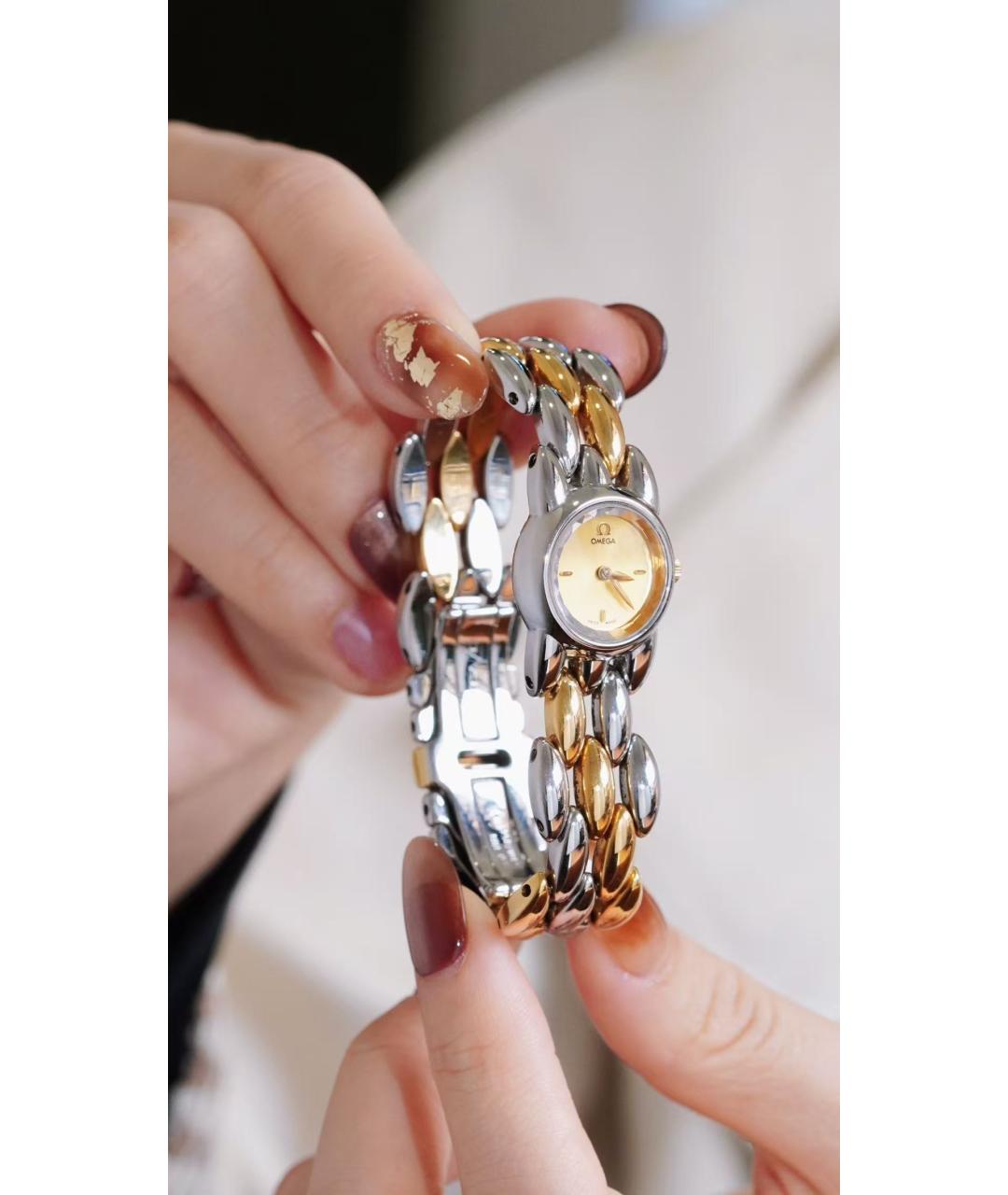 OMEGA Серебряные часы, фото 4