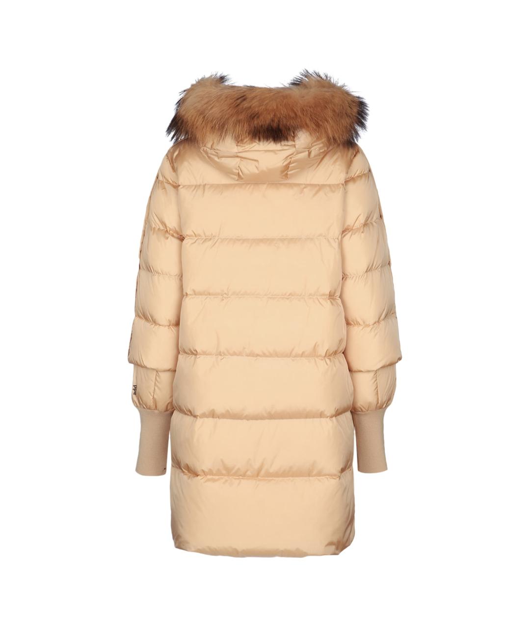 ADD Бежевый синтетический пуховик, фото 2