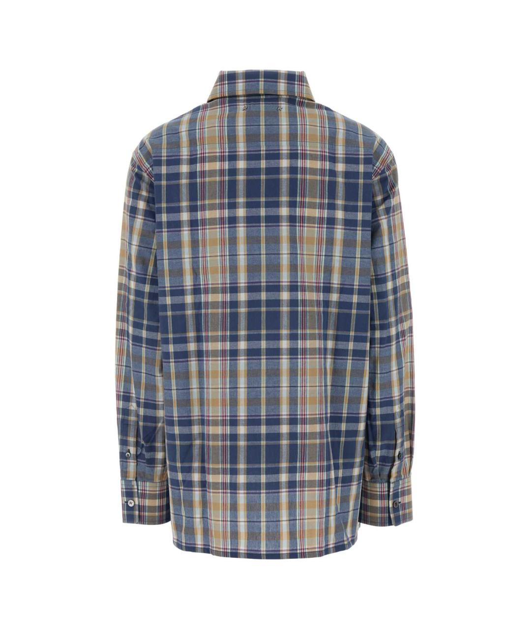 GOLDEN GOOSE DELUXE BRAND Синяя рубашка, фото 2