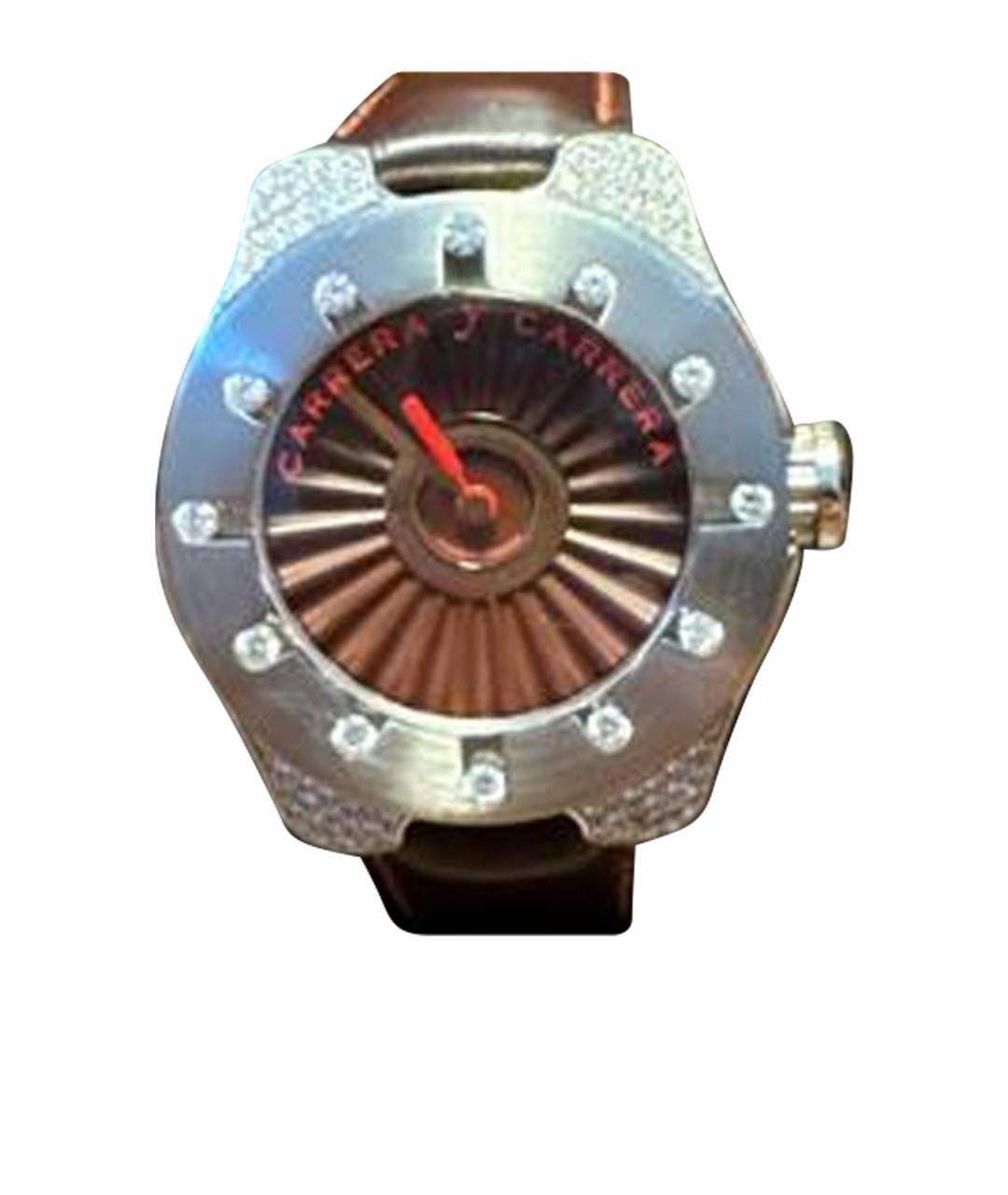 CARRERA Y CARRERA Серебряные часы из белого золота, фото 1