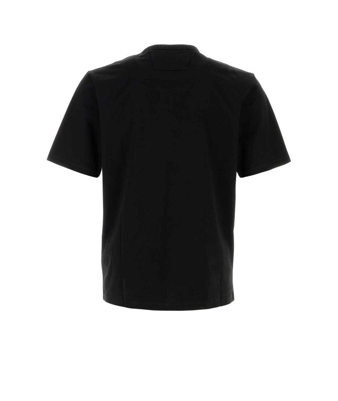 CP COMPANY Черная хлопковая футболка, фото 2