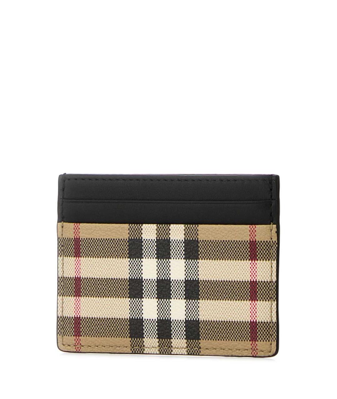 BURBERRY Бежевый полиуретановый кардхолдер, фото 2