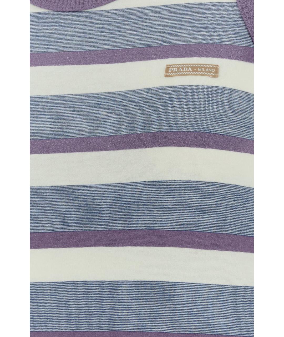 PRADA Мульти хлопковая майка, фото 3