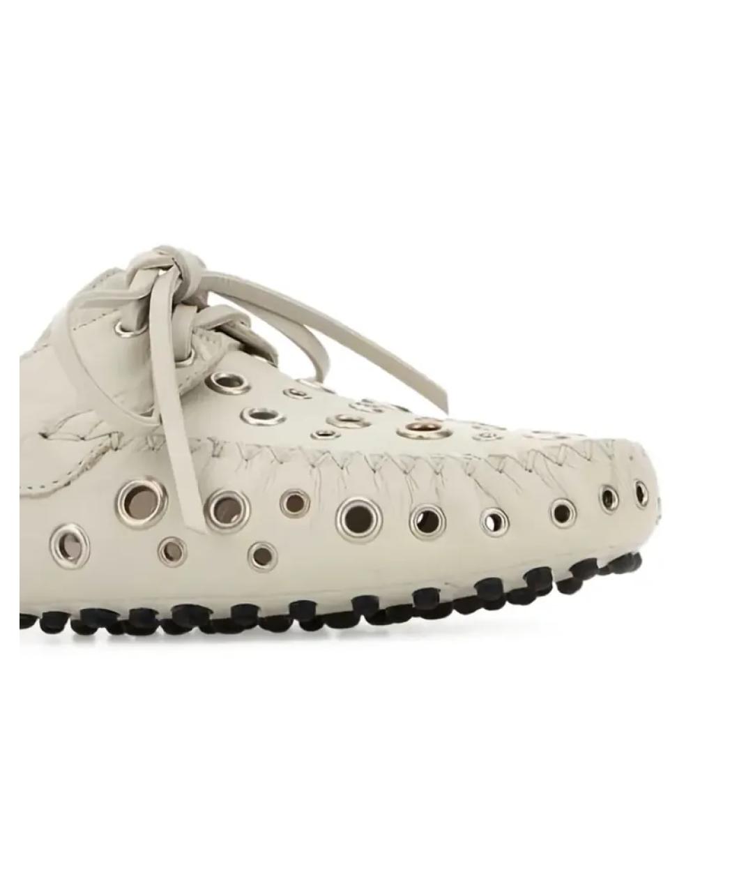 GIMAGUAS Белые кожаные лоферы, фото 3