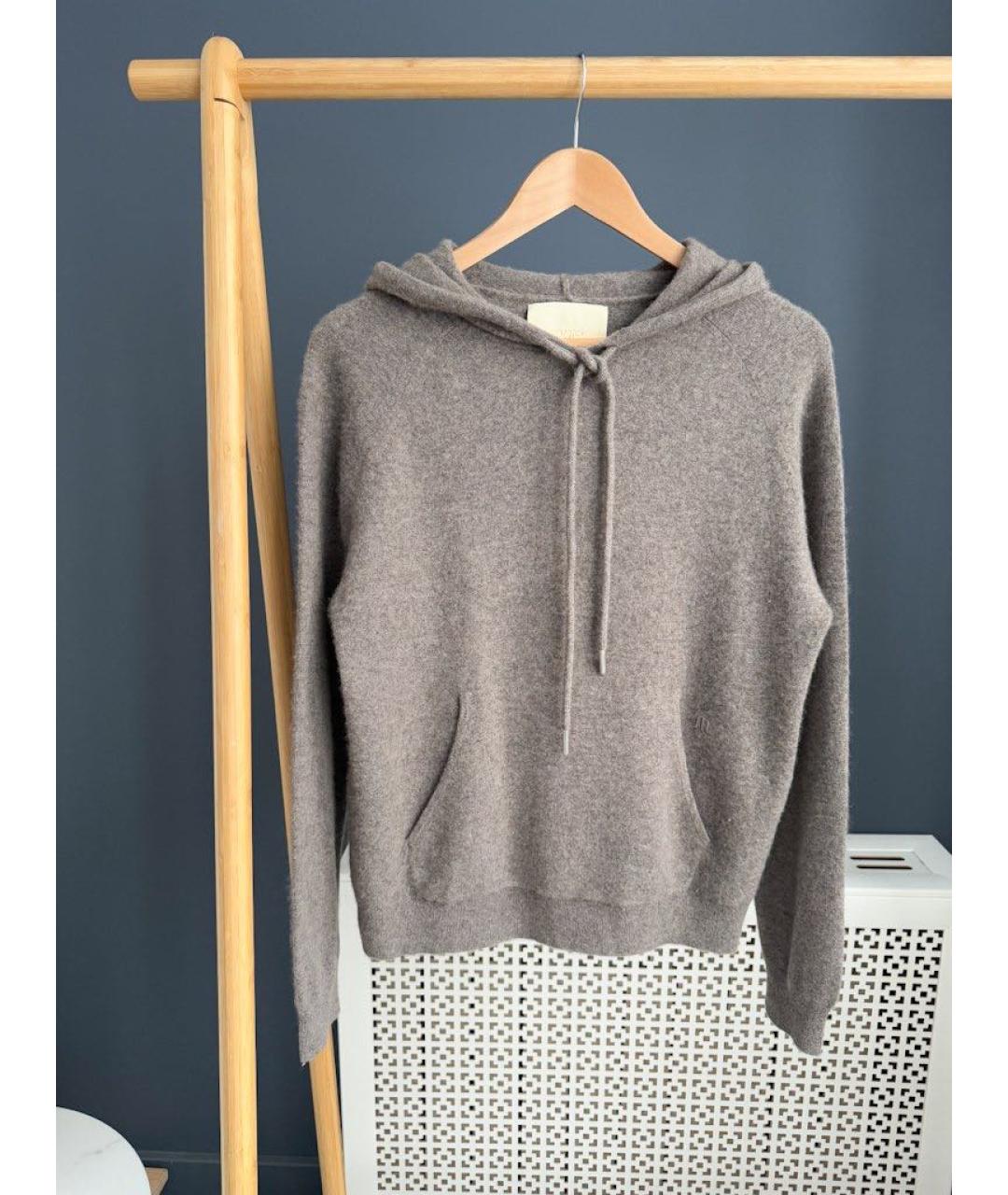 MAJE Серый кашемировый костюм с брюками, фото 9