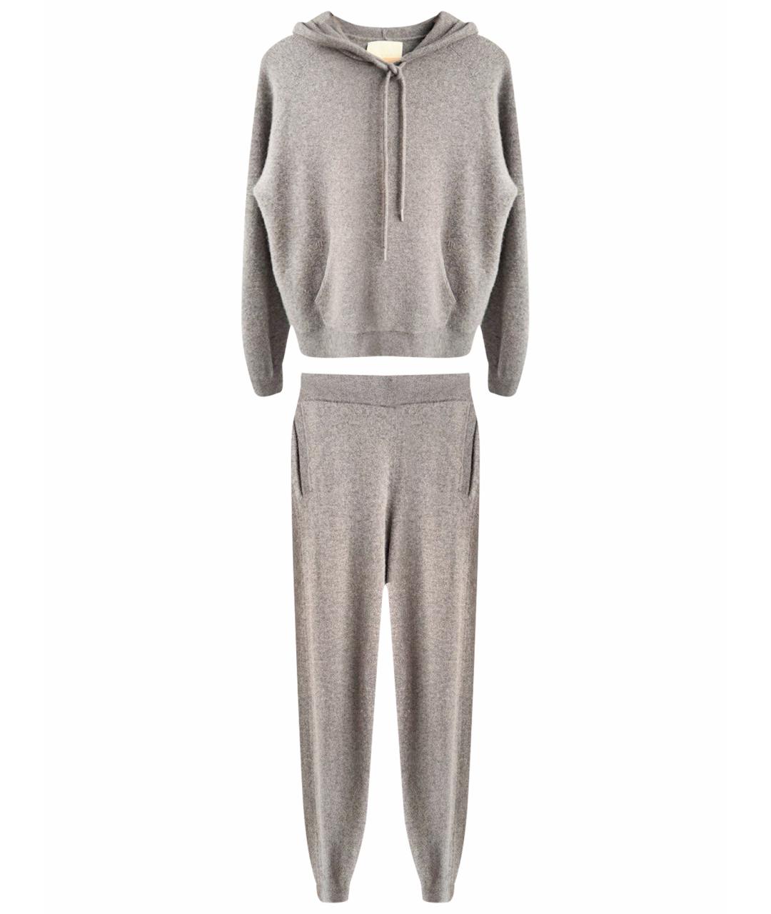 MAJE Серый кашемировый костюм с брюками, фото 1