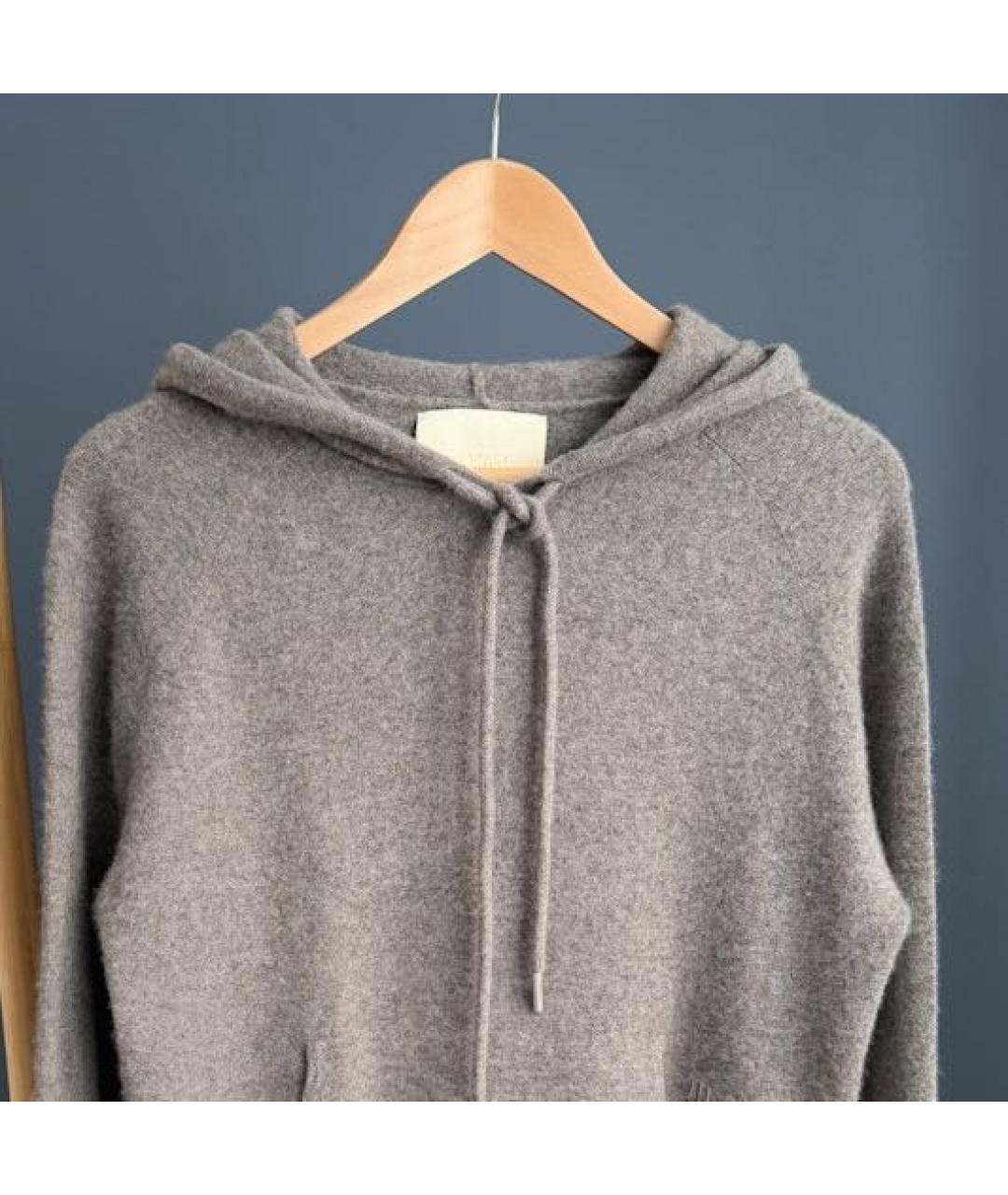 MAJE Серый кашемировый костюм с брюками, фото 3