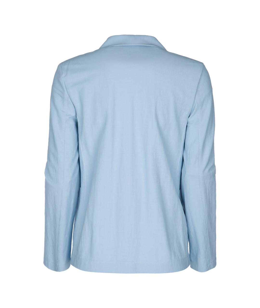 HARRIS WHARF LONDON Голубой вискозный жакет/пиджак, фото 2