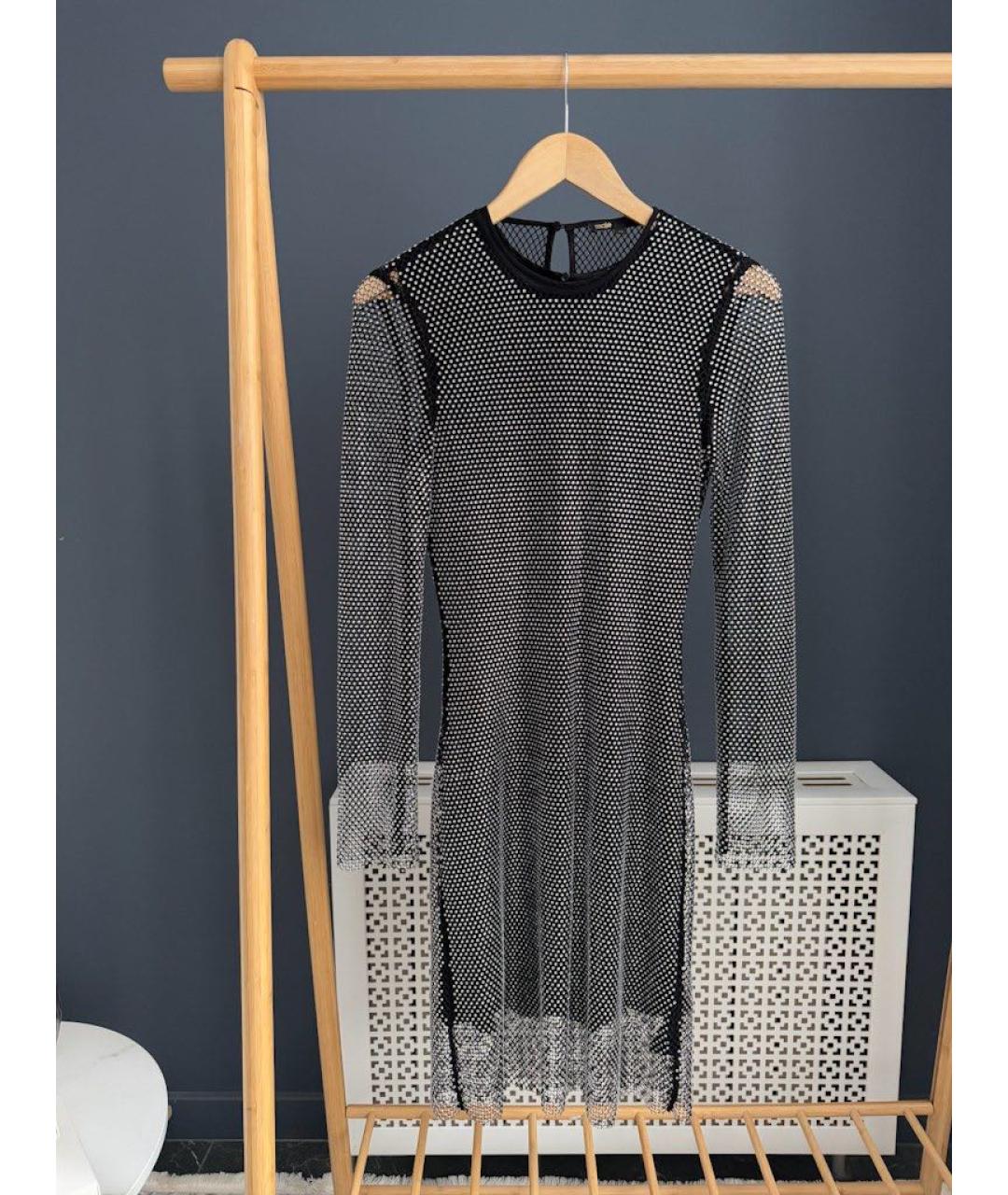 MAJE Черное коктейльное платье, фото 5