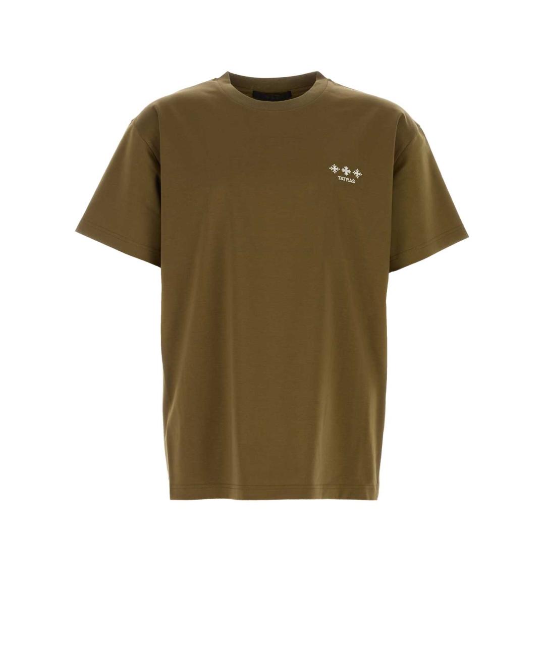 TATRAS Зеленая хлопковая футболка, фото 1