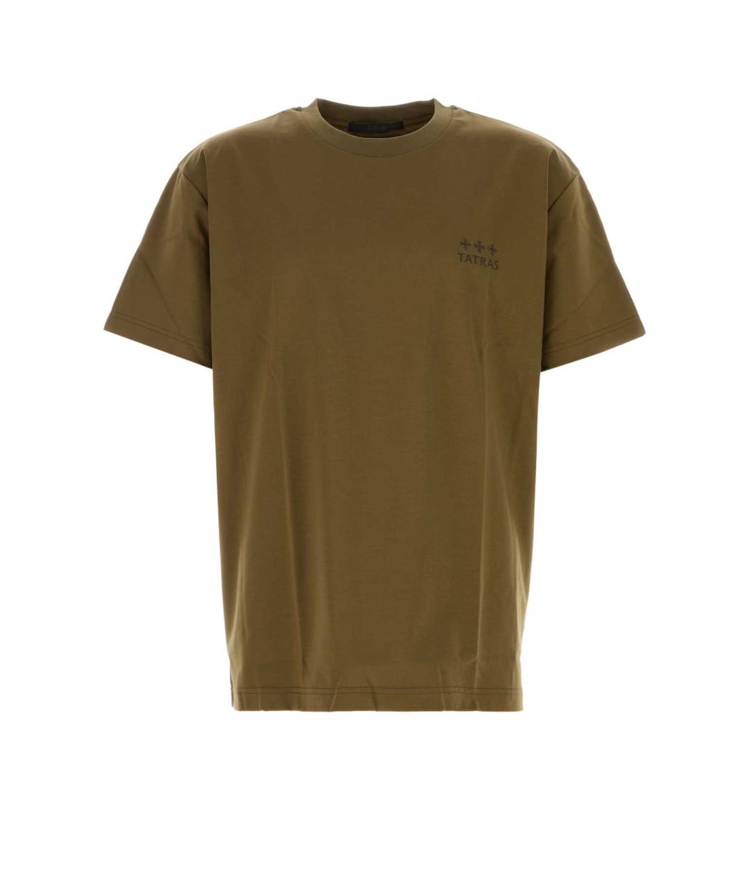 TATRAS Зеленая хлопковая футболка, фото 1