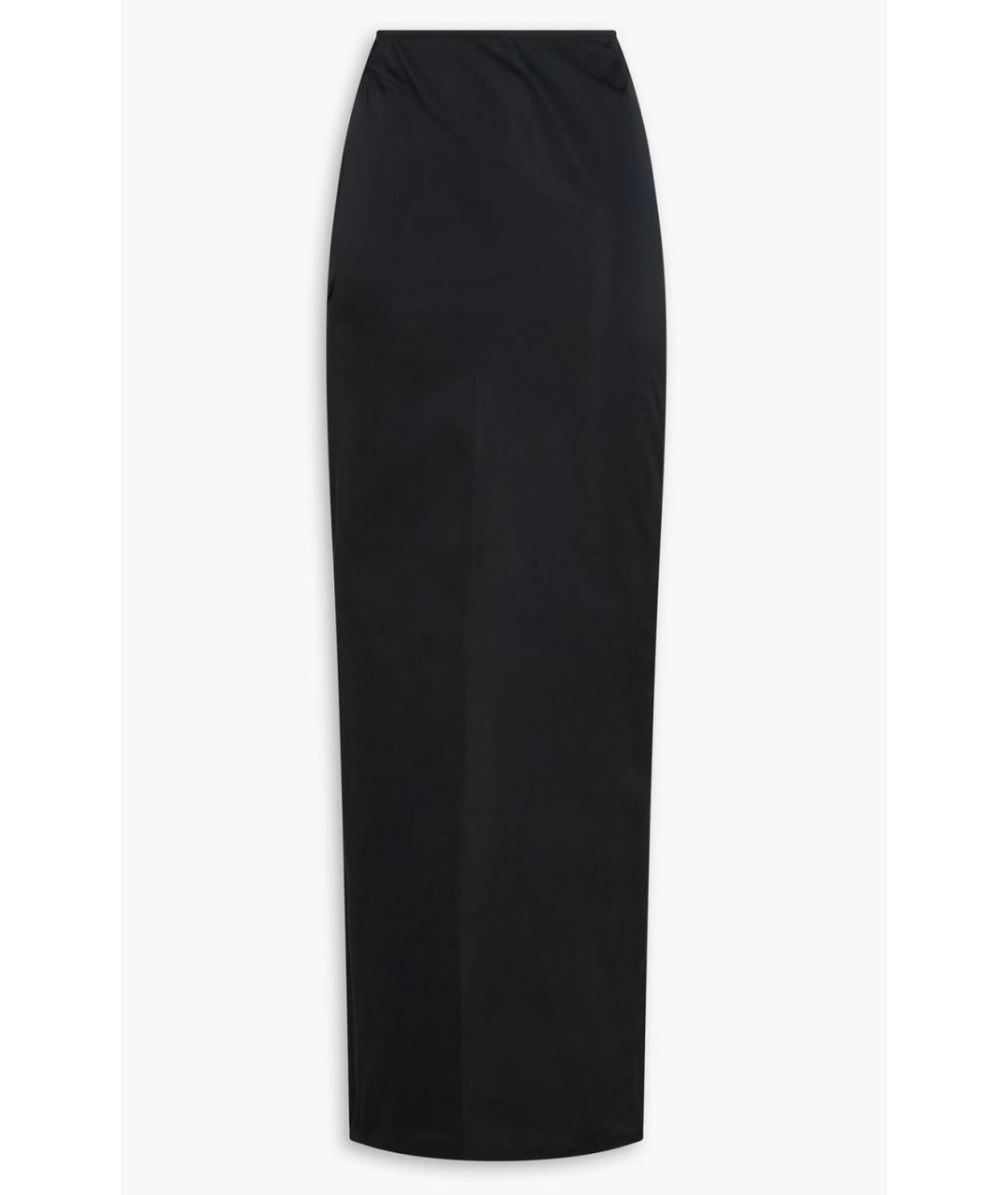 LUDOVIC DE SAINT SERNIN Черная шерстяная юбка макси, фото 4
