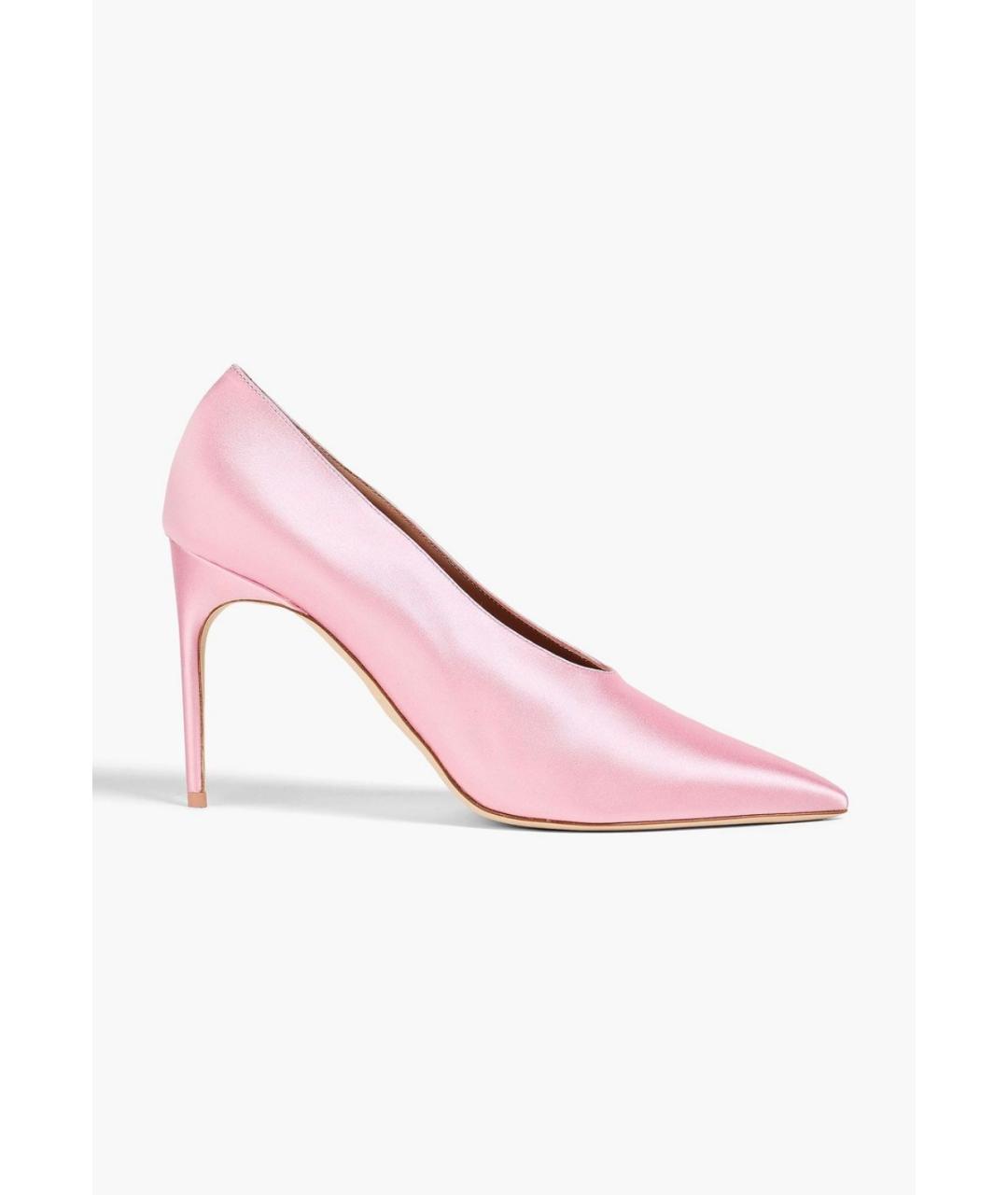 MALONE SOULIERS Розовые текстильные туфли, фото 4