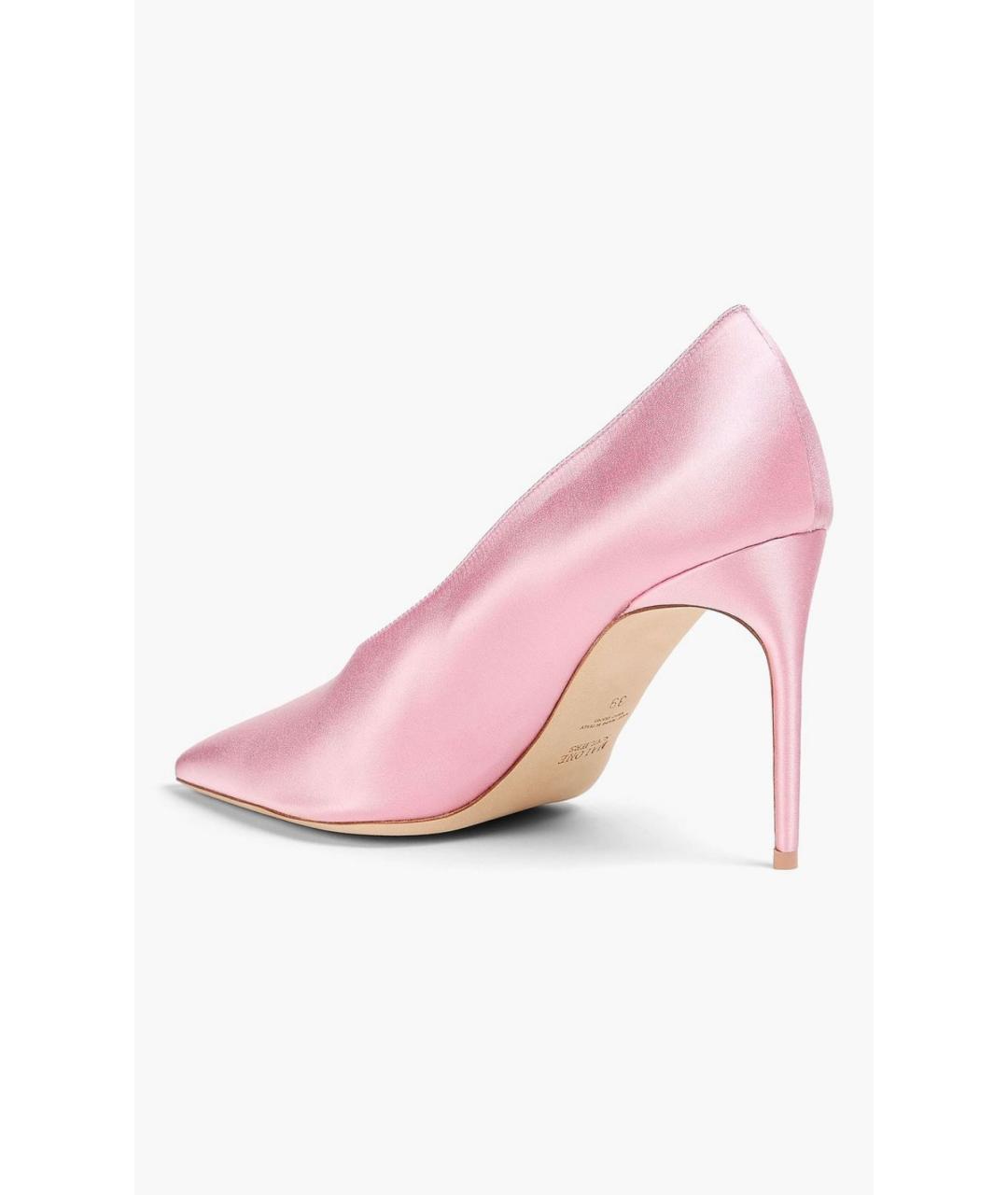 MALONE SOULIERS Розовые текстильные туфли, фото 3