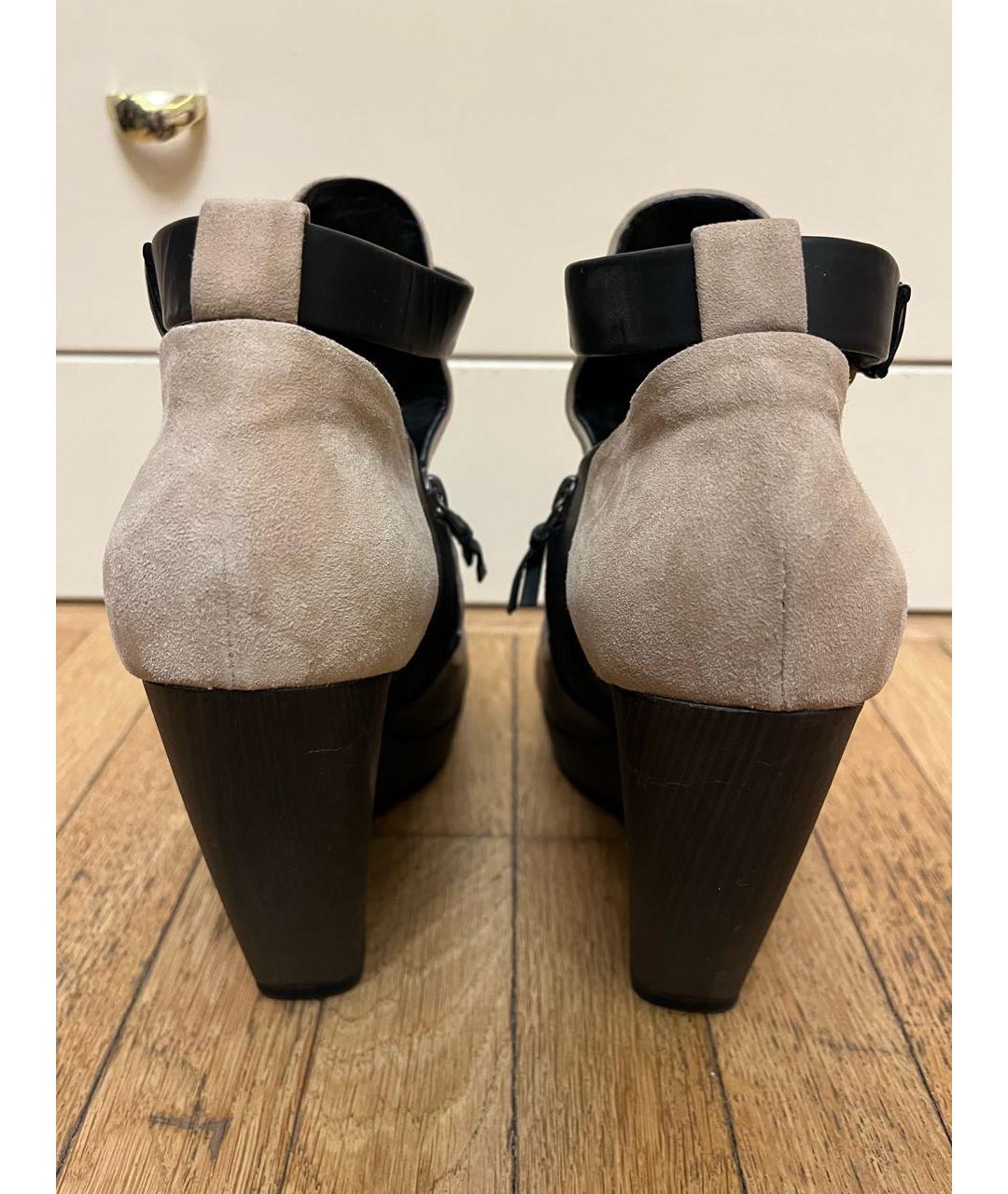 BALENCIAGA Мульти замшевые ботильоны, фото 4