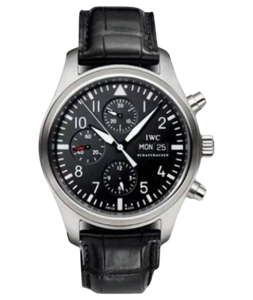 IWC Черные часы, фото 1