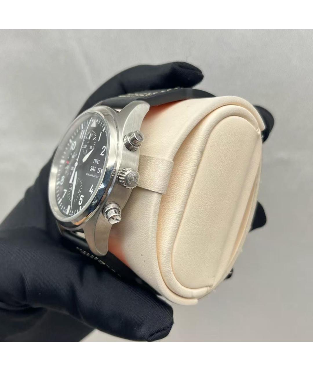 IWC Черные часы, фото 3