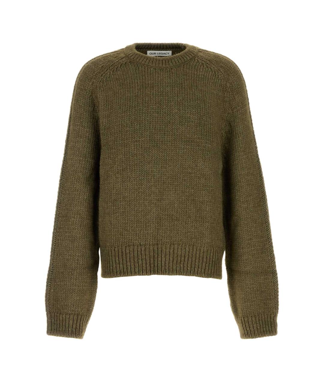 OUR LEGACY Зеленый шерстяной джемпер / свитер, фото 1