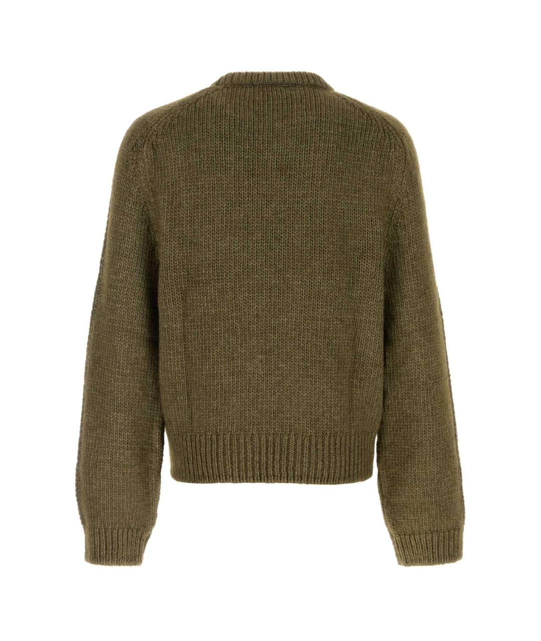 OUR LEGACY Зеленый шерстяной джемпер / свитер, фото 2