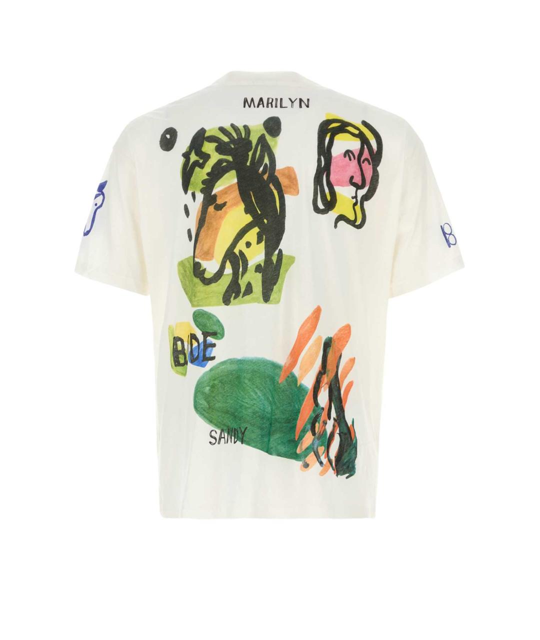 Bodega Белая хлопковая футболка, фото 2