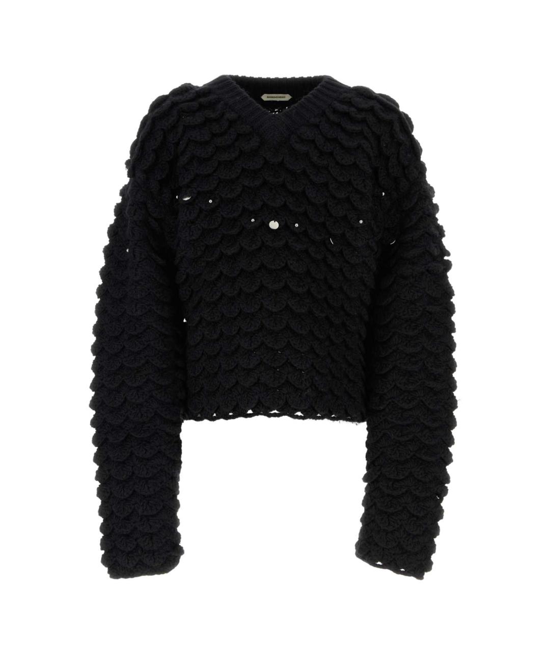 NAMACHEKO Черный шерстяной джемпер / свитер, фото 1