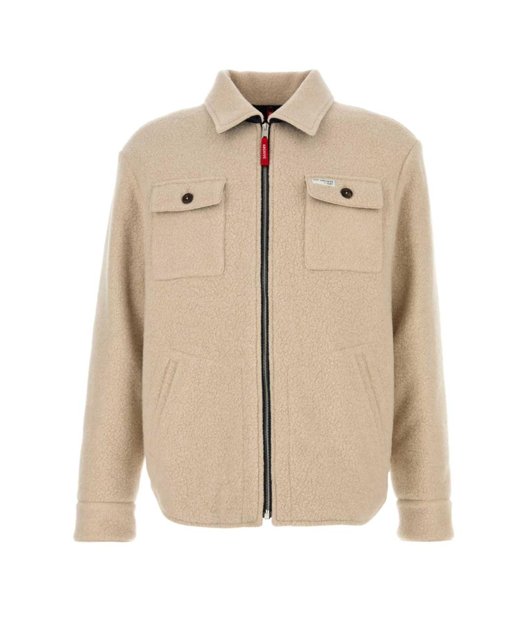 FAY Бежевая шерстяная куртка, фото 1