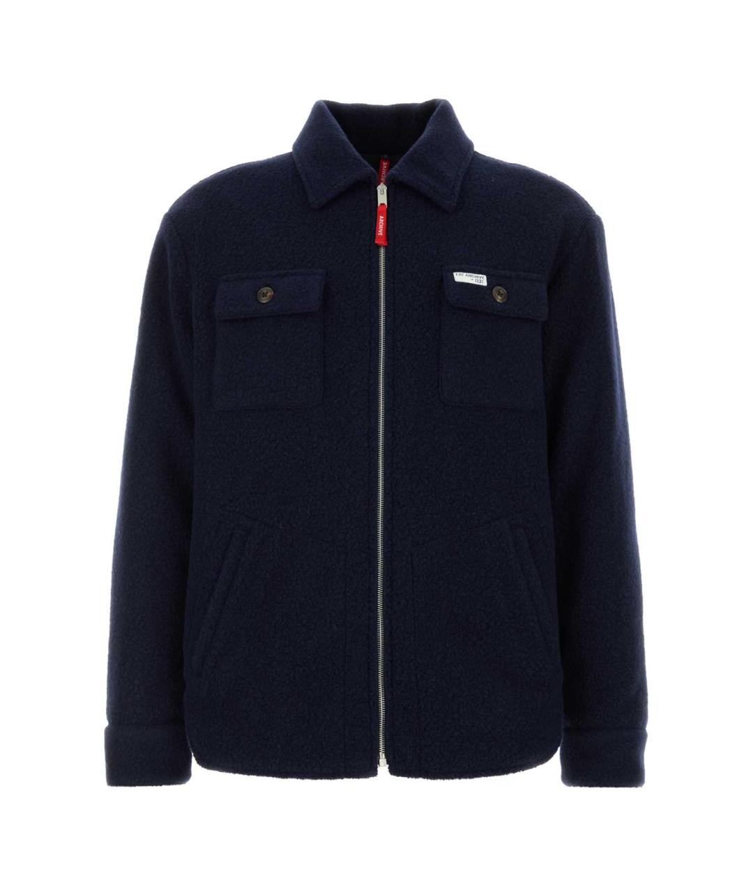 FAY Синяя шерстяная куртка, фото 1