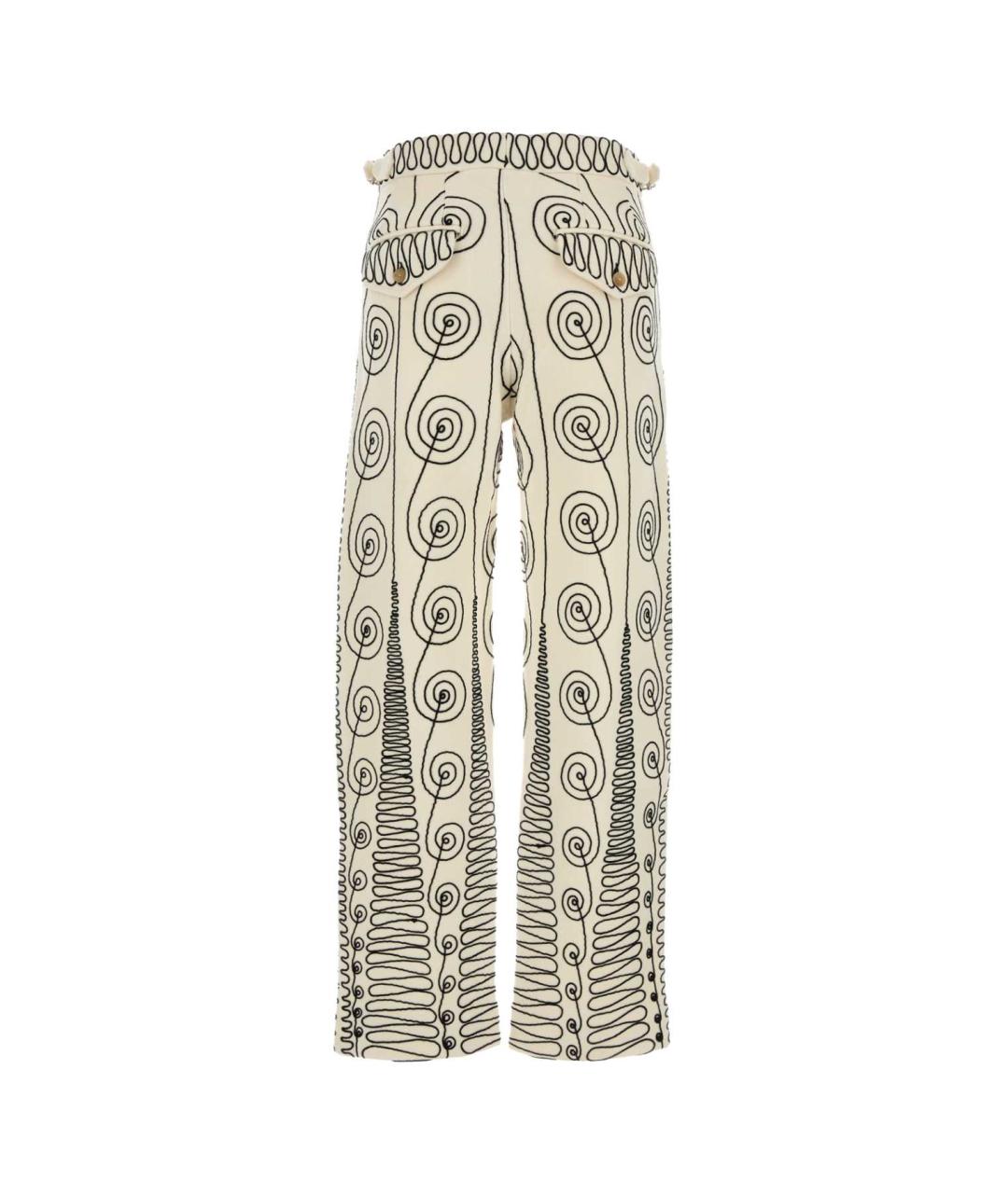 BODE Мульти шерстяные повседневные брюки, фото 2