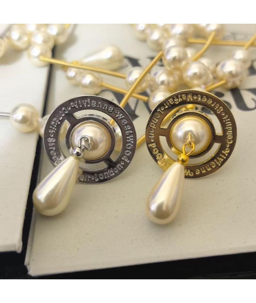 VIVIENNE WESTWOOD Серебряное жемчужное колье, фото 6