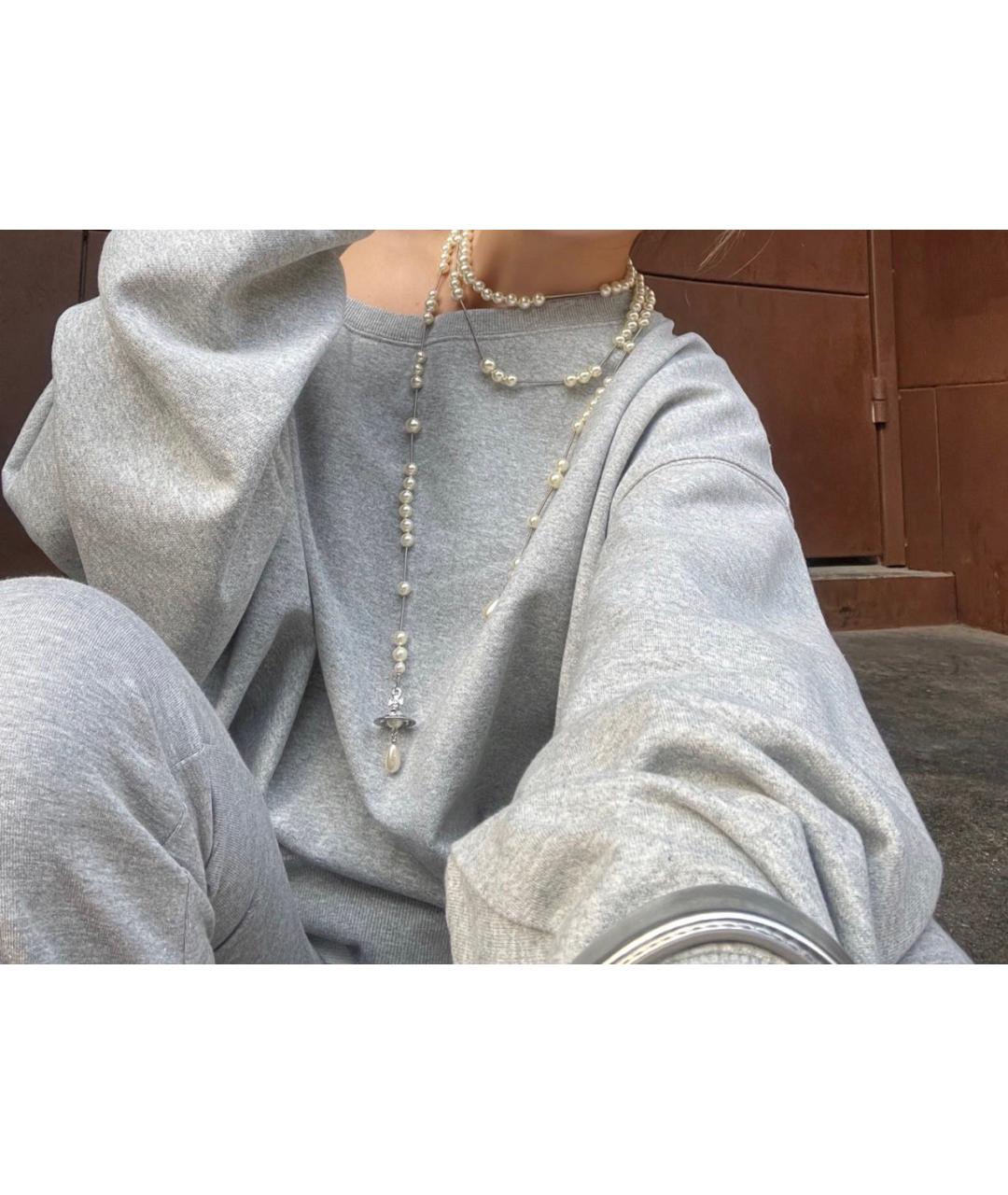 VIVIENNE WESTWOOD Серебряное жемчужное колье, фото 8