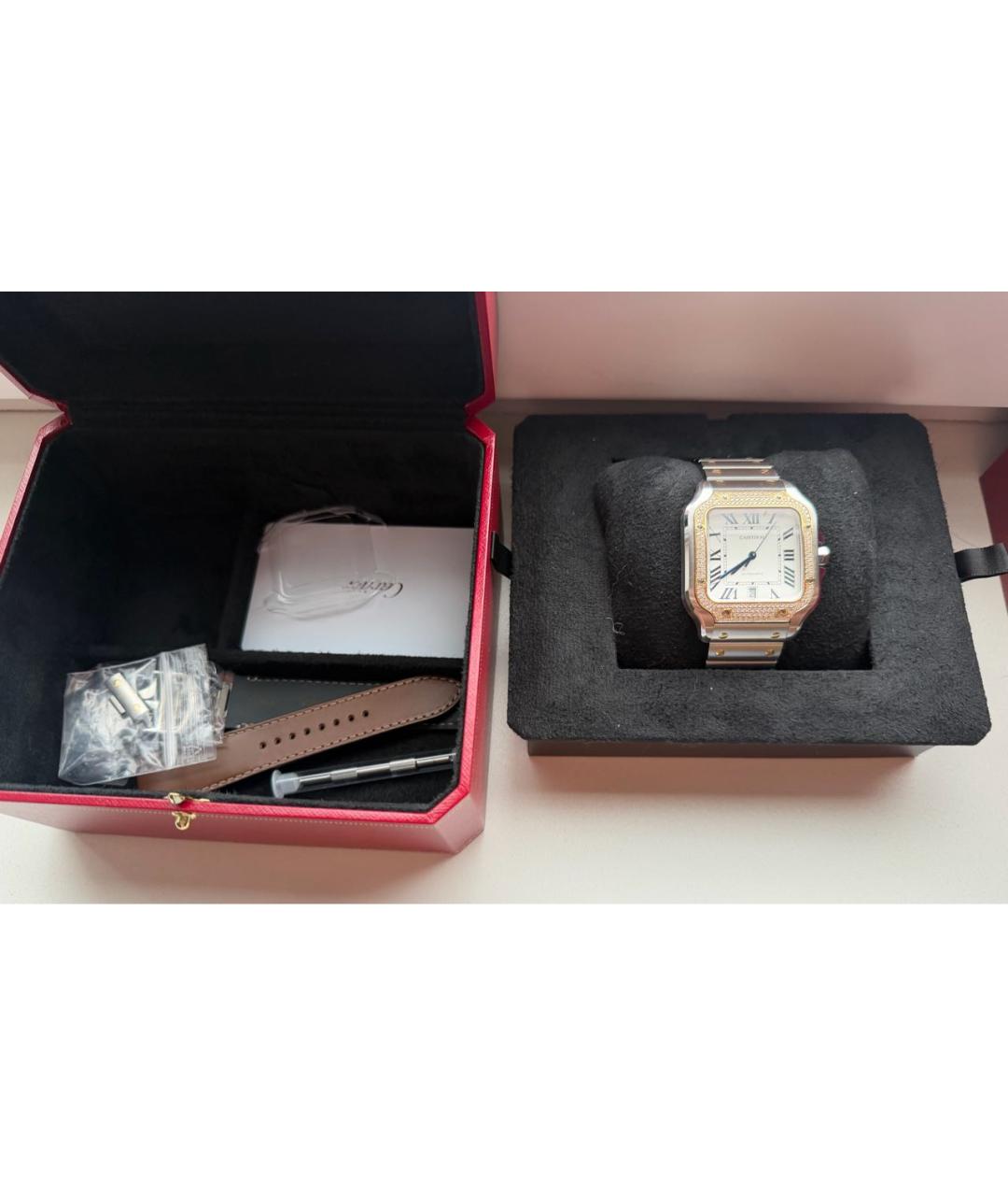 CARTIER Золотые часы из желтого золота, фото 2