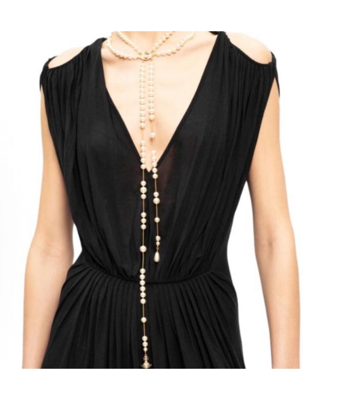 VIVIENNE WESTWOOD Золотое латунное колье, фото 2