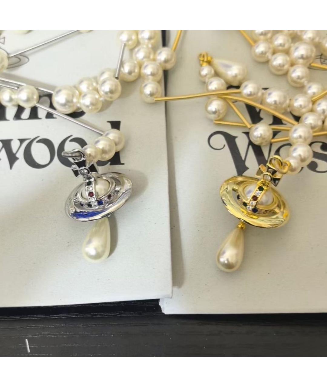 VIVIENNE WESTWOOD Золотое латунное колье, фото 5