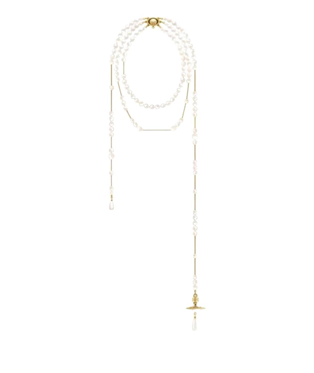 VIVIENNE WESTWOOD Золотое латунное колье, фото 1