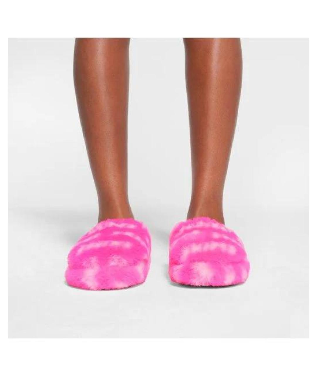 SKIMS Розовые сабо, фото 3